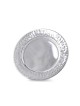 Bier Judaica Handcrafted Sterling Silver Plate For Kiddush Cup With Ha