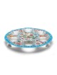 Passover Seder Plate With Flower Design By Dorit Judaica