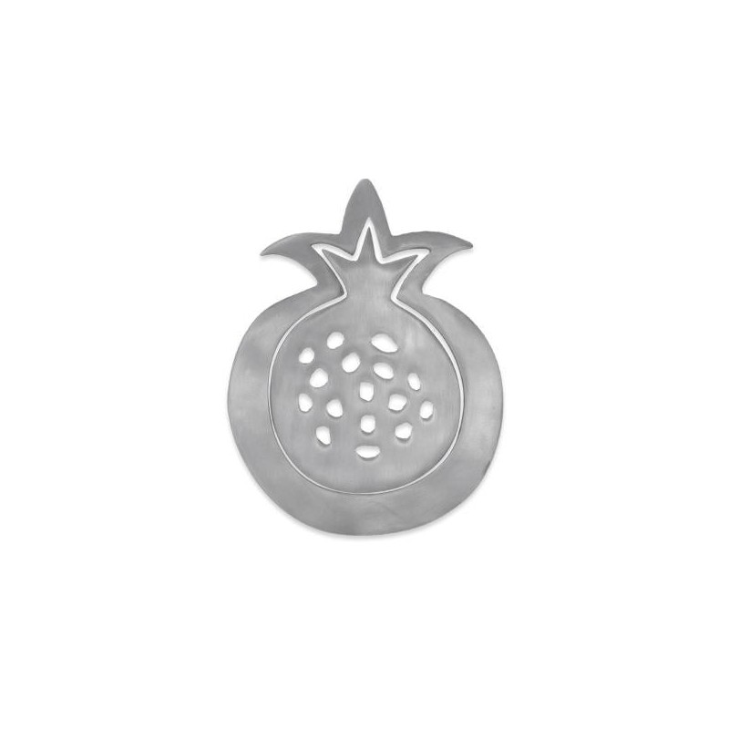 Yair Emanuel Aluminum 2-Piece Trivet Set - Pomegranate