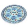 Hand Painted Aluminum Seder Plate by Yair Emanuel