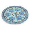 Hand Painted Aluminum Seder Plate by Yair Emanuel