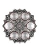 Seder Plate With Floral Mandala Design By Dorit Judaica
