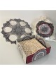 Seder Plate With Floral Mandala Design By Dorit Judaica
