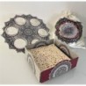 Seder Plate With Floral Mandala Design By Dorit Judaica