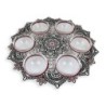 Seder Plate With Floral Mandala Design By Dorit Judaica