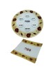 Must-Have Passover Seder Set By Lily Art - Pomegranates (Red)