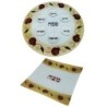 Must-Have Passover Seder Set By Lily Art - Pomegranates (Red)