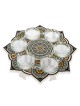 Seder Plate With Arabesque Mandala Design By Dorit Judaica