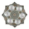 Seder Plate With Arabesque Mandala Design By Dorit Judaica