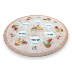 Designer Jerusalem Themed Seder Plate