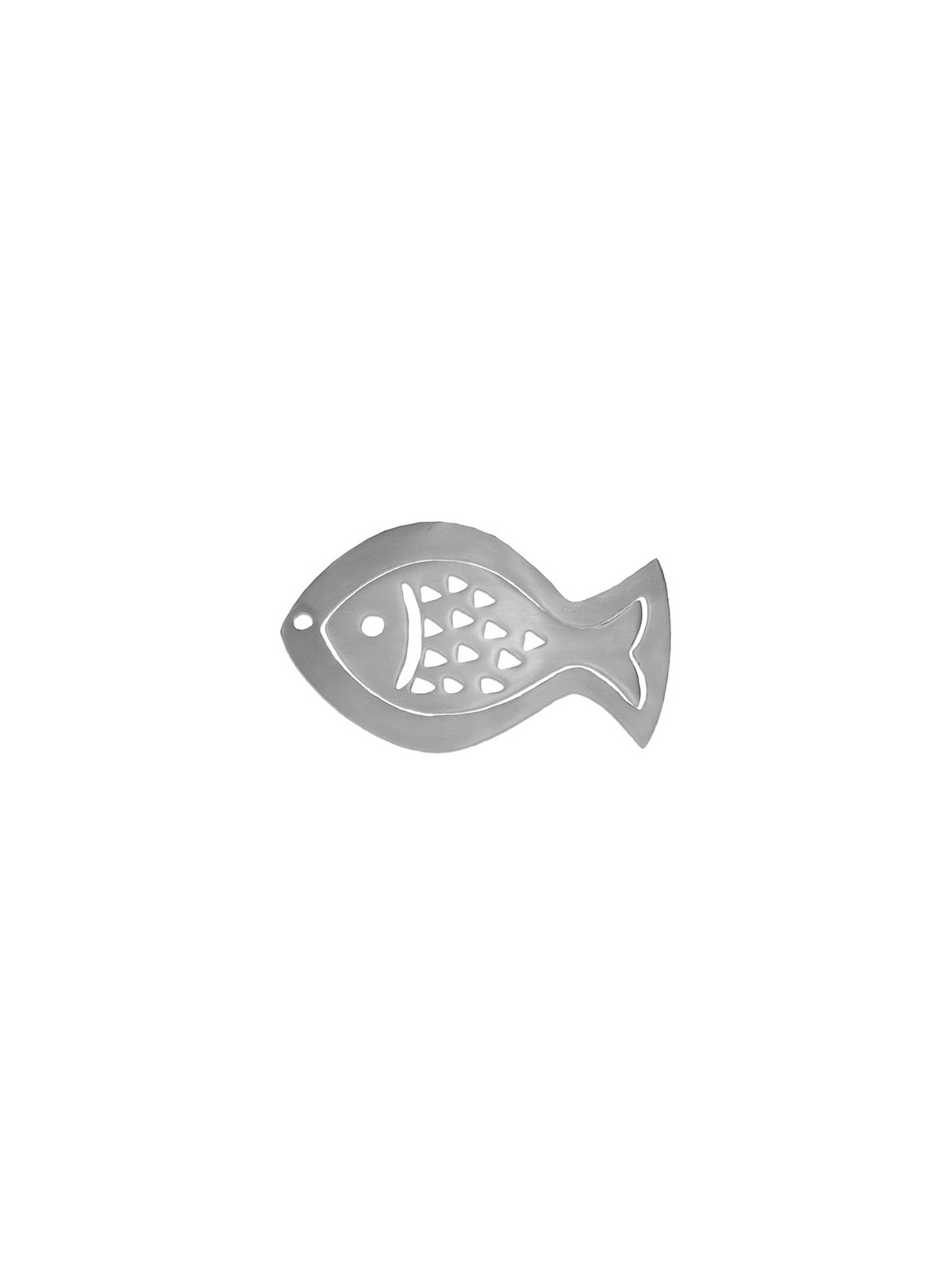 Yair Emanuel Aluminum 2-Piece Trivet Set - Fish
