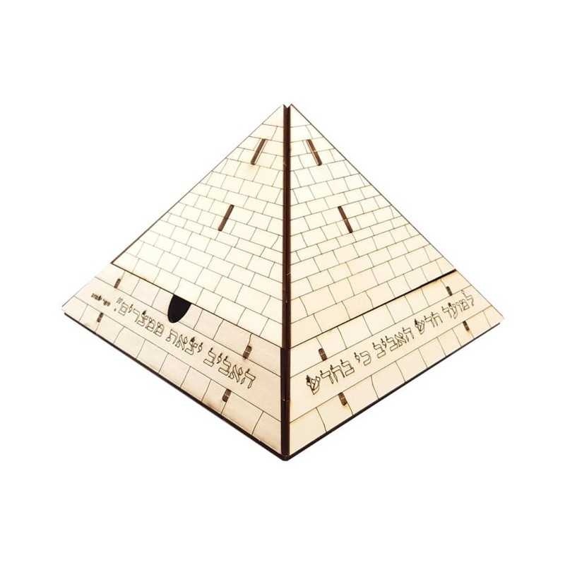 Pyramid Matzah Holder: Do-It-Yourself 3D Puzzle Kit