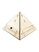 Pyramid Matzah Holder: Do-It-Yourself 3D Puzzle Kit