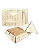 Pyramid Matzah Holder: Do-It-Yourself 3D Puzzle Kit