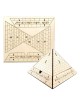Pyramid Matzah Holder: Do-It-Yourself 3D Puzzle Kit