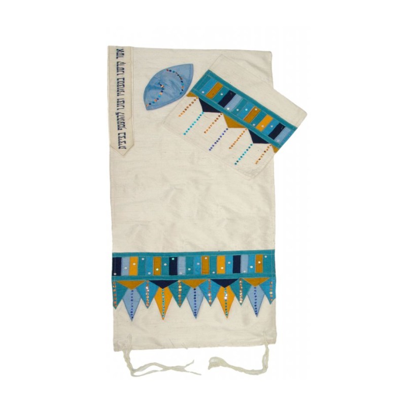 Rikmat Elimelech Blue Marrakesh Tallit | Rikmat Elimelech Tallit