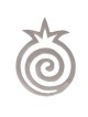 Yair Emanuel Aluminum Trivet - Pomegranate Swirl