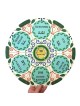 Ornate Multicolored Seder Plate: Do-It-Yourself 3D Puzzle Kit