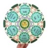 Ornate Multicolored Seder Plate: Do-It-Yourself 3D Puzzle Kit