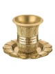 Kiddush Cup Gold-Plated Filigree Pattern Design with Blessings