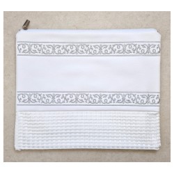 Faux Leather Off White Tallit and Tefillin ... | Talit & Tefillin Bags