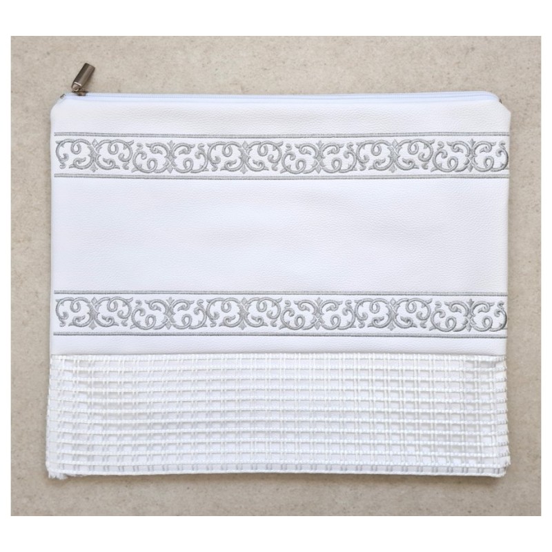 Faux Leather Off White Tallit and Tefillin ... | Talit & Tefillin Bags