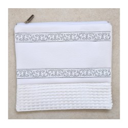 Faux Leather Off White Tallit and Tefillin ... | Talit & Tefillin Bags