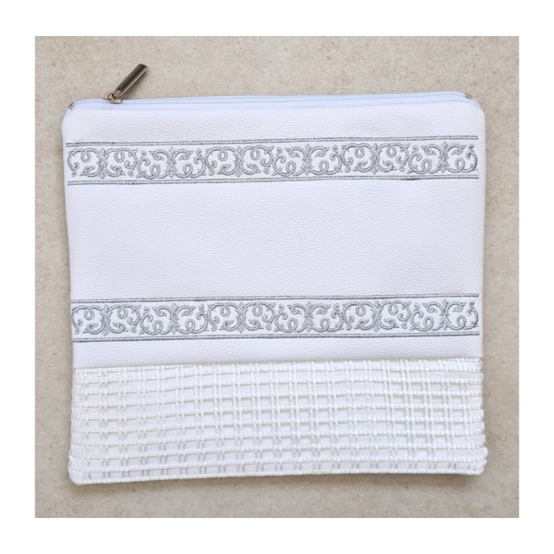 Faux Leather Off White Tallit and Tefillin ... | Talit & Tefillin Bags
