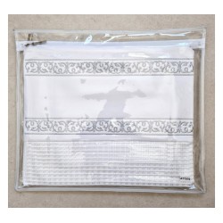 Faux Leather Off White Tallit and Tefillin ... | Talit & Tefillin Bags