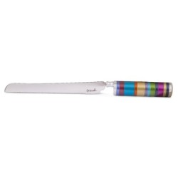 Yair Emanuel Colorful Rings Challah Knife