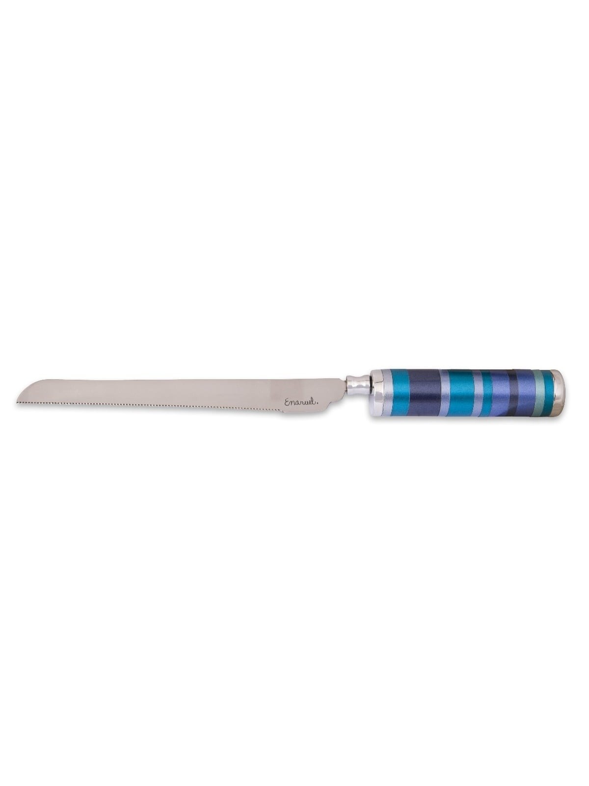 Yair Emanuel Colorful Rings Challah Knife