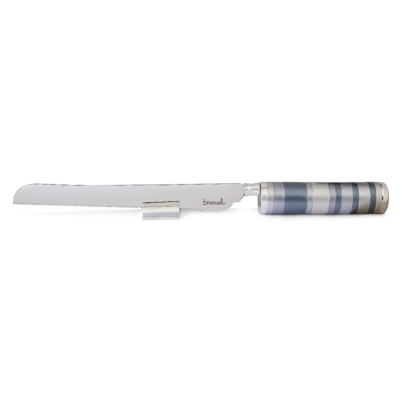 Yair Emanuel Colorful Rings Challah Knife