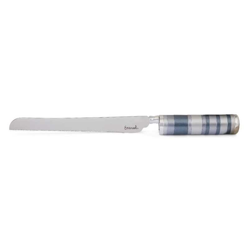 Yair Emanuel Colorful Rings Challah Knife