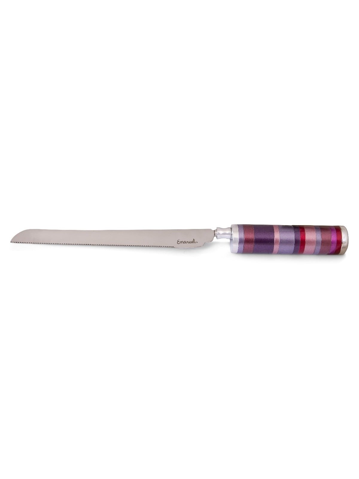 Yair Emanuel Colorful Rings Challah Knife