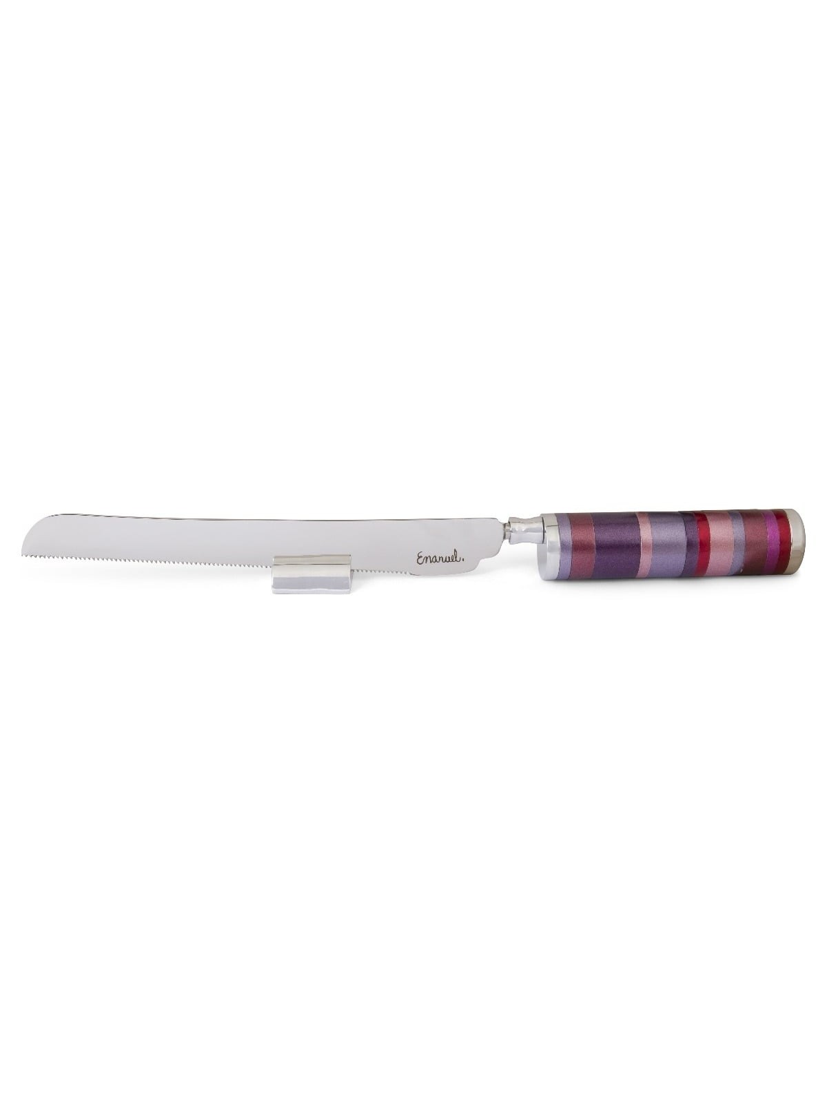 Yair Emanuel Colorful Rings Challah Knife