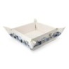 Yair Emanuel Embroidered Matzah Holder - Jerusalem Blue