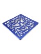 Yair Emanuel Aluminum Trivet - Shabbat Shalom - Blue