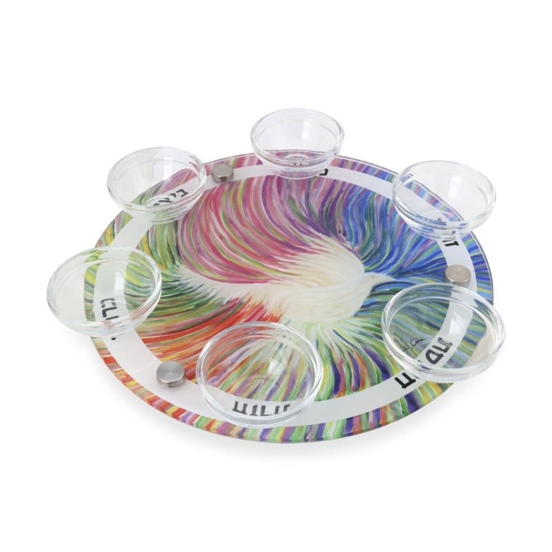 Jordana Klein Dove of Color Seder Plate