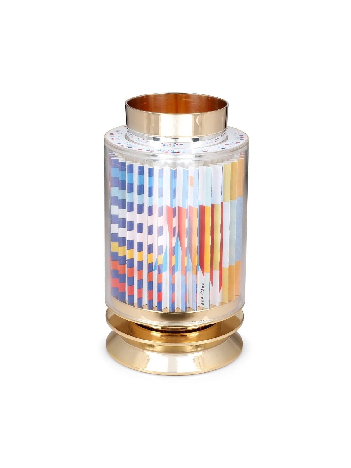 The Agam Rainbow 24K Gold-Plated Revolving Star of David Kiddush Cup