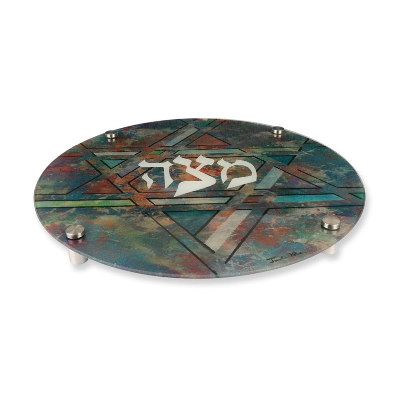 Jordana Klein Star of David Matzah Plate