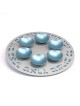 One-Level Seder Plate By Agayof Design (Choice of Colors)