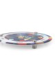 Jordana Klein Modern Cube Design Glass Matzah Plate