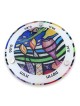 Jordana Klein Joyful Passover Glass Seder Plate with Jewish Symbols De