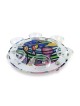 Jordana Klein Joyful Passover Glass Seder Plate with Jewish Symbols De
