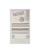 Weaving Creation Hand Woven White Tallit ... | Weaving Creation Tallit