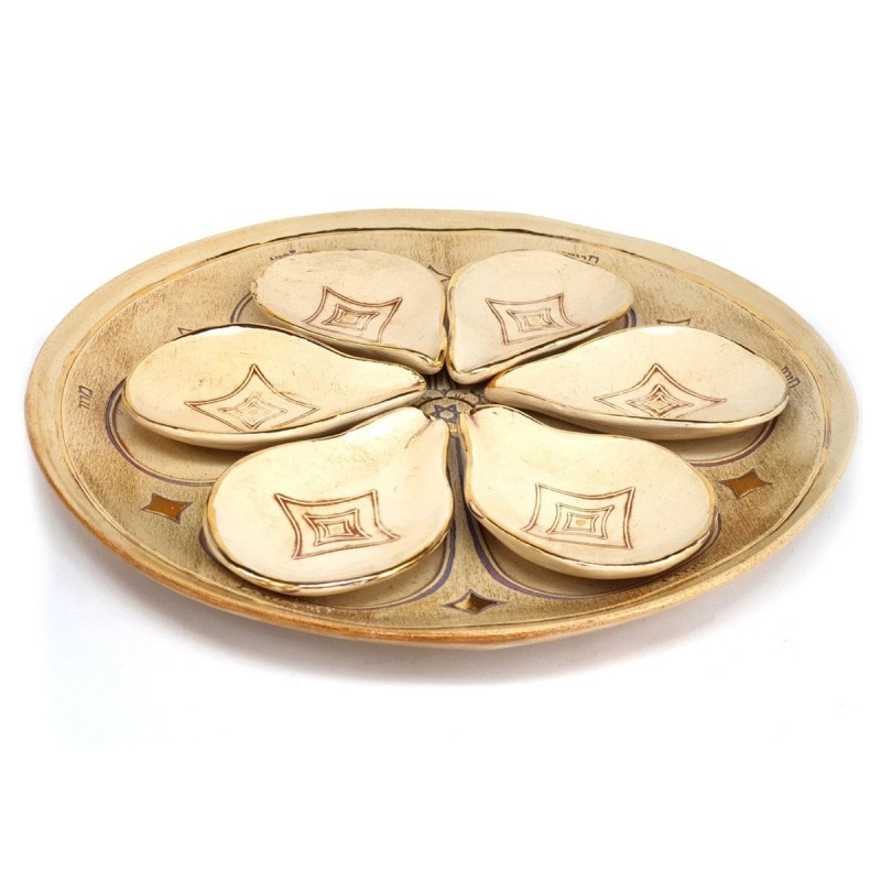 Handmade Seder Plate by Art in Clay (Limited Edition)