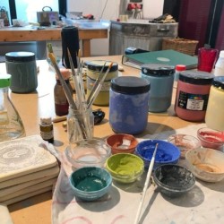 Handmade Seder Plate by Art in Clay (Limited Edition)