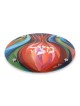 Jordana Klein Glass Matzah Plate - Pomegranate
