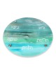 Glass Seder Plate With Water's Reflection Design By Jordana Klein