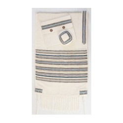 Weaving Creation Hand Woven Tallit Hod Ma... | Weaving Creation Tallit